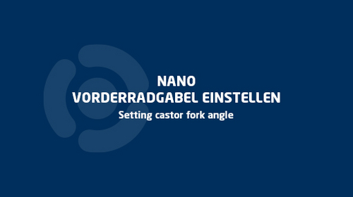 NANO - Vorderradgabel einstellen